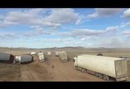 Drogi w Mongolii, a właściwie ich totalny brak
